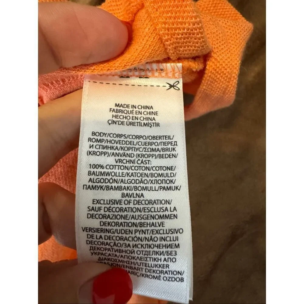 Polo Ralph Lauren Orange Polo Shirt Size XL 18/20